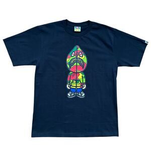 XL Bape Psyche Camo Classic Milo Shark Tee